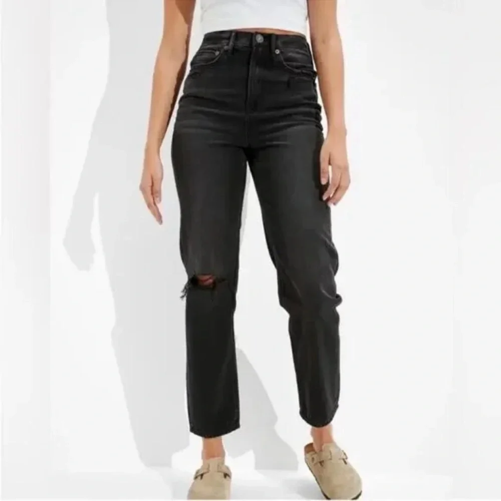 American Eagle Outfitters High Rise Black Jeans - Picture 1 of 6